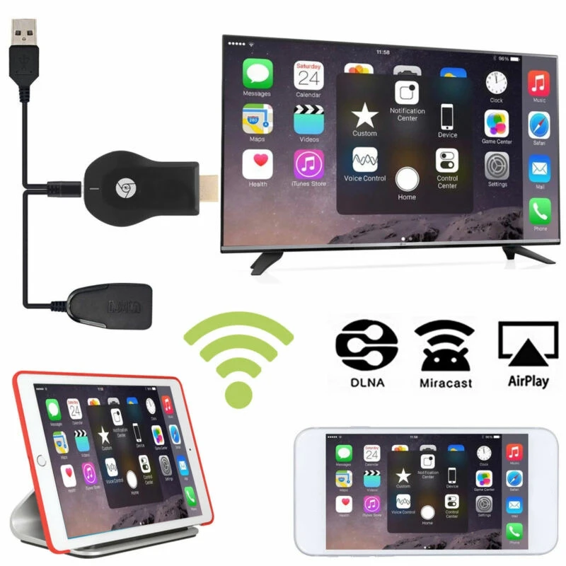 Anycast M2 Plus Wifi ключ беспроводной приемник DLNA Airplay Miracast 1080P HDMI для сотового телефона 200bitem 11