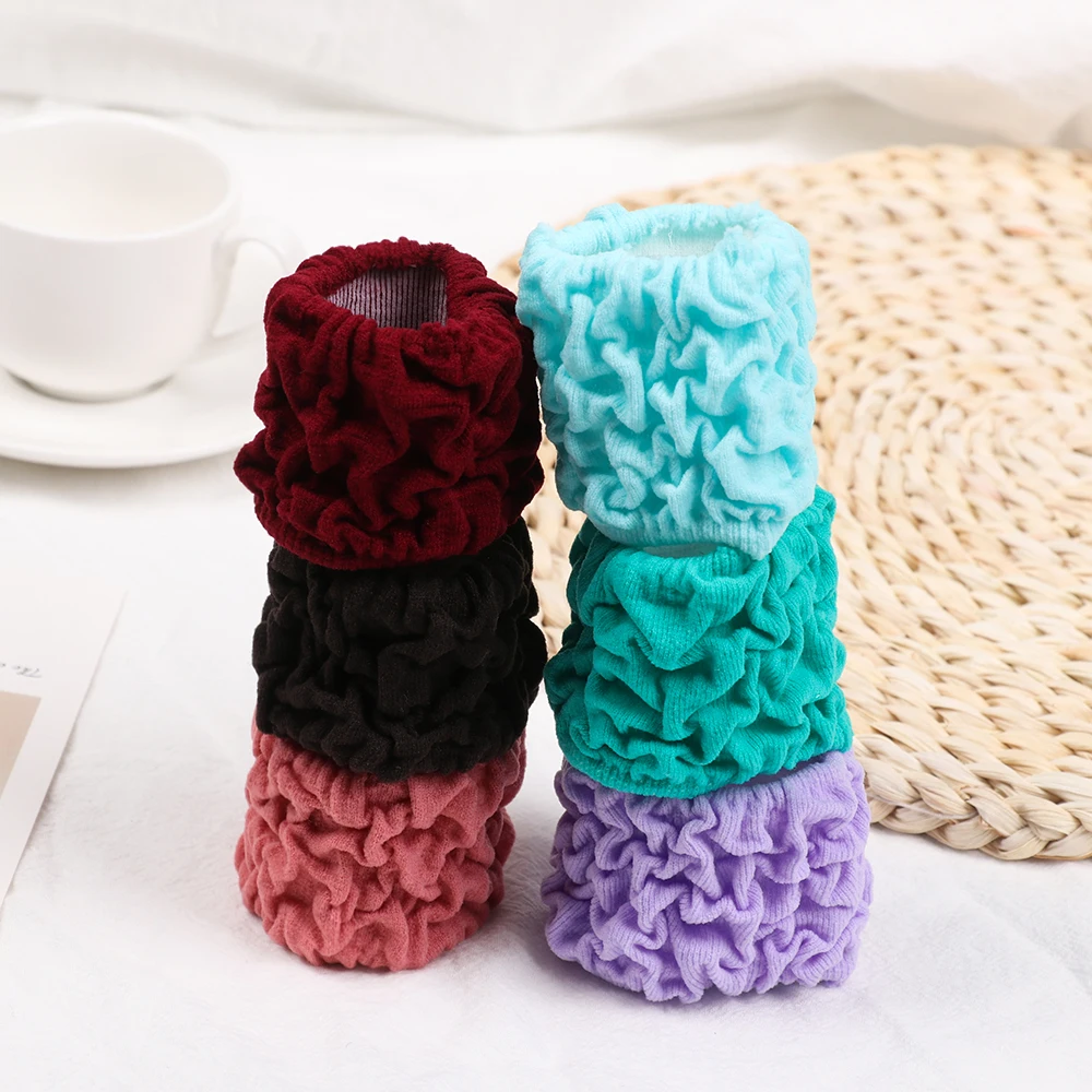 3 Teile/los Frauen Samt Scrunchie Elastische Haar Bands Mädchen Pferdeschwanz-halter Haar Seil Gummiband Stirnband Haar Zubehör – Detail 2