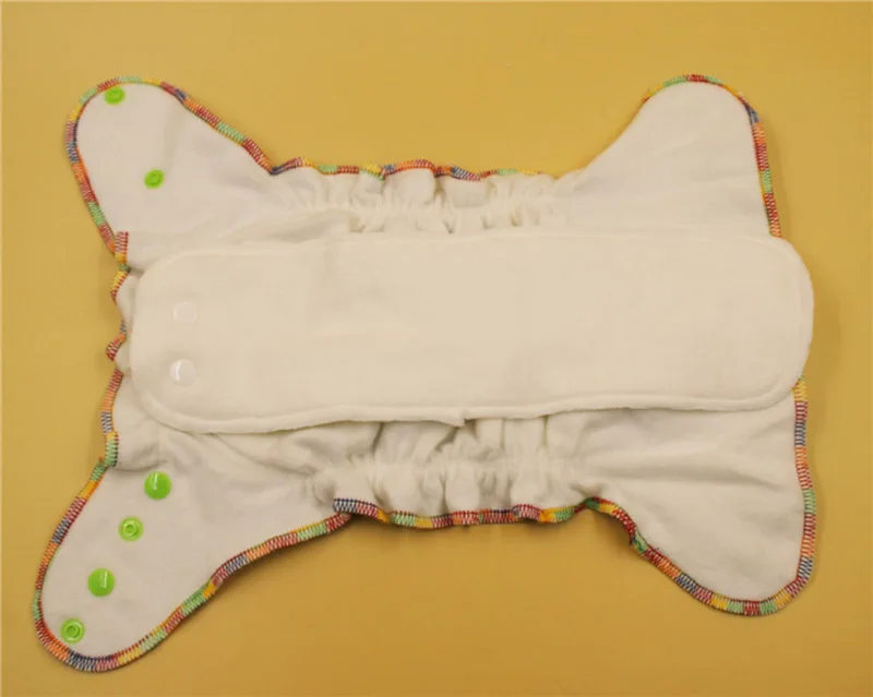 Детские тканевые подгузники без вставки, Бамбуковая Бархатная ткань,, моющиеся многоразовые подгузники одного размера