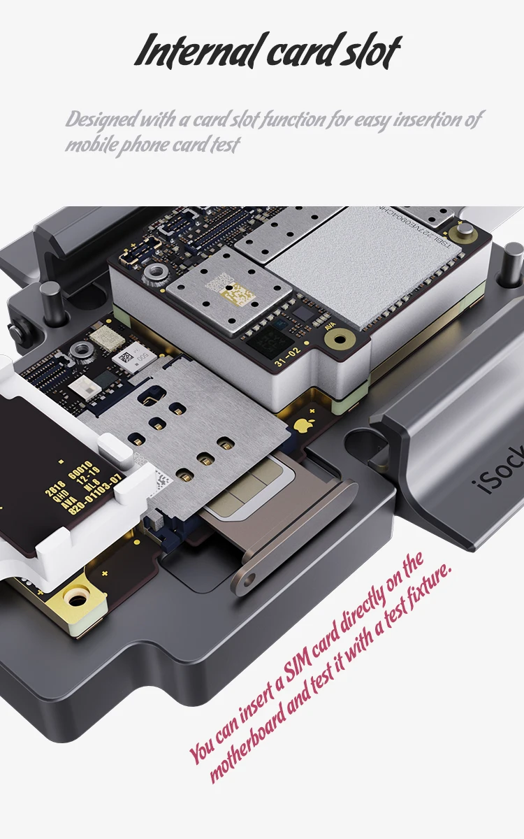 QIANLI isoket iPhone тестовое приспособление раздельный двухслойный тест Xs Max разборка материнской платы инструмент для обслуживания