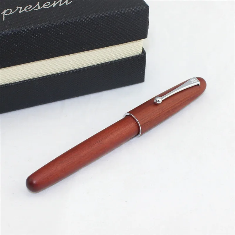 JINHAO 9035 деревянная авторучка школьные офисные принадлежности бизнес канцелярские принадлежности люксовый бренд чернильные ручки подарок для отца учителя