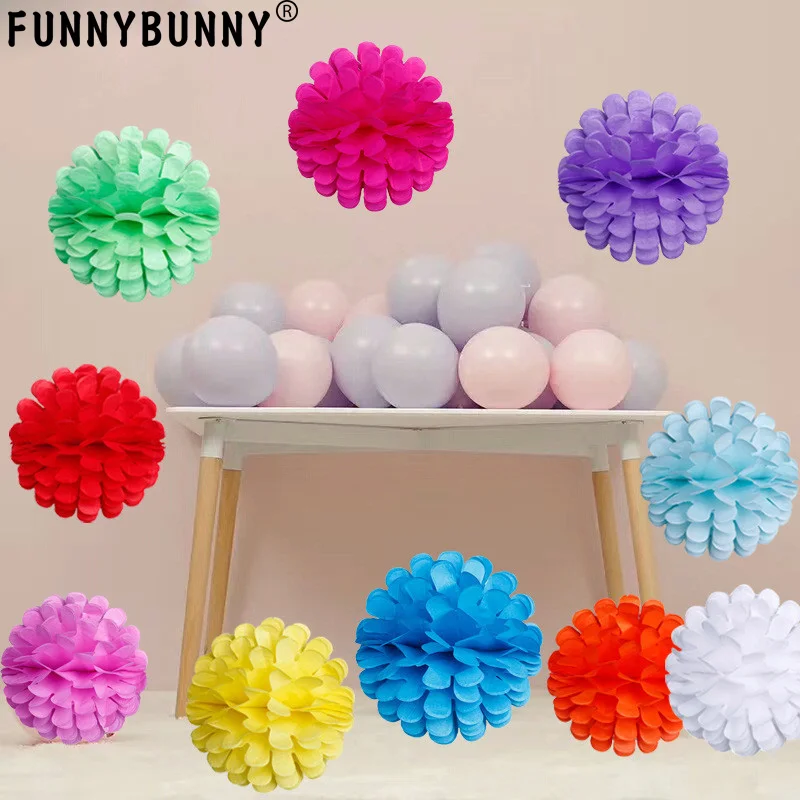 FUNNYBUNNY сотовые шары для вечеринки Свадебные цветы настенные украшения цветок