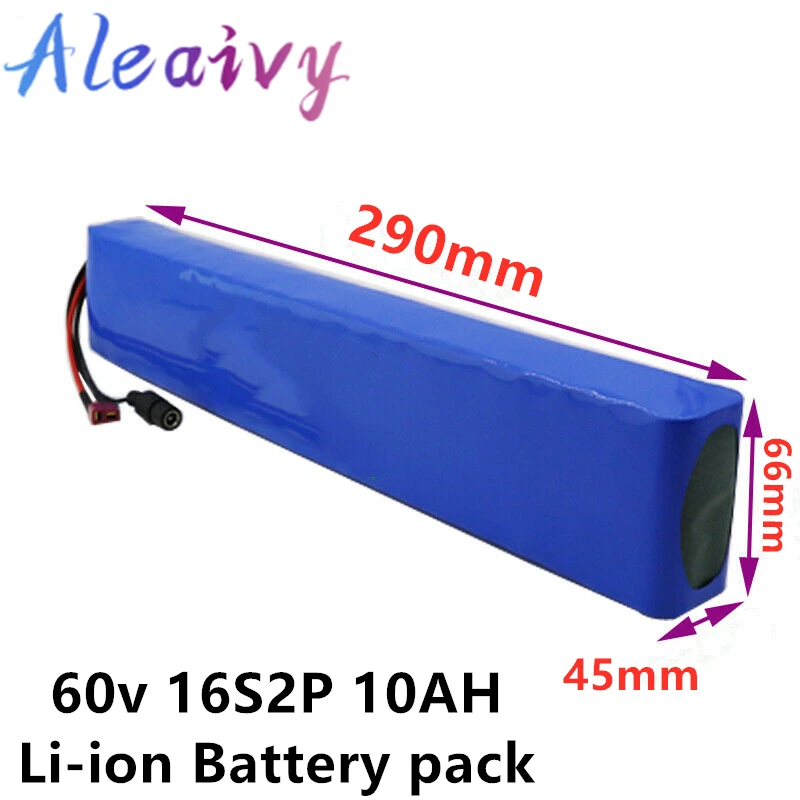 60V 10AH 1000W литий ионный аккумулятор 67 2 V 10000mAh Электрический велосипед батарея
