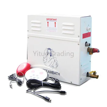 

Steam Generator Household Steam Engine Sauna Wet Steam Room Intelligent Control Stainless Steel Heating Manual Automatic Drain