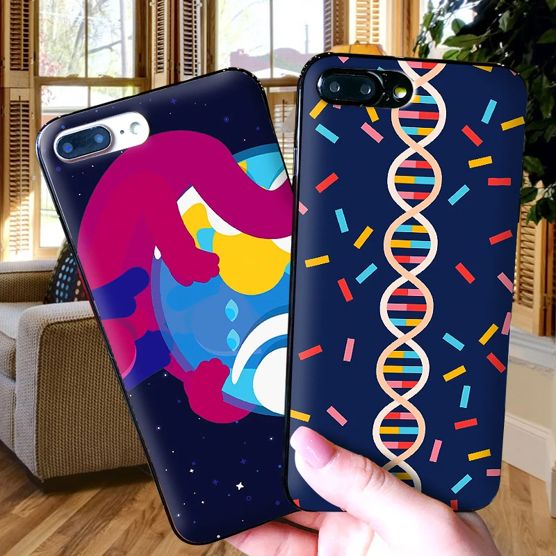 Антибиотик земли Kurzgesagt для iPhone 6 6S 7 8 Plus X XS XR Max 5 5S TPU Мягкий защитный чехол