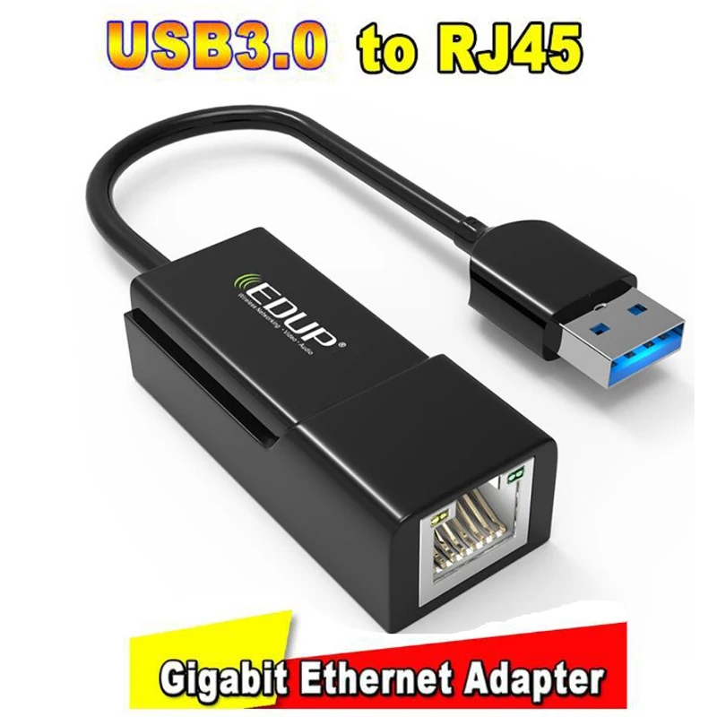 EP-9629 USB 3,0 к локальной сети RJ45 USB адаптера Ethernet 10/100/1000 Мбит сетевой карты для Windows XP Win7/8/10, Linux, Mac OS ПК