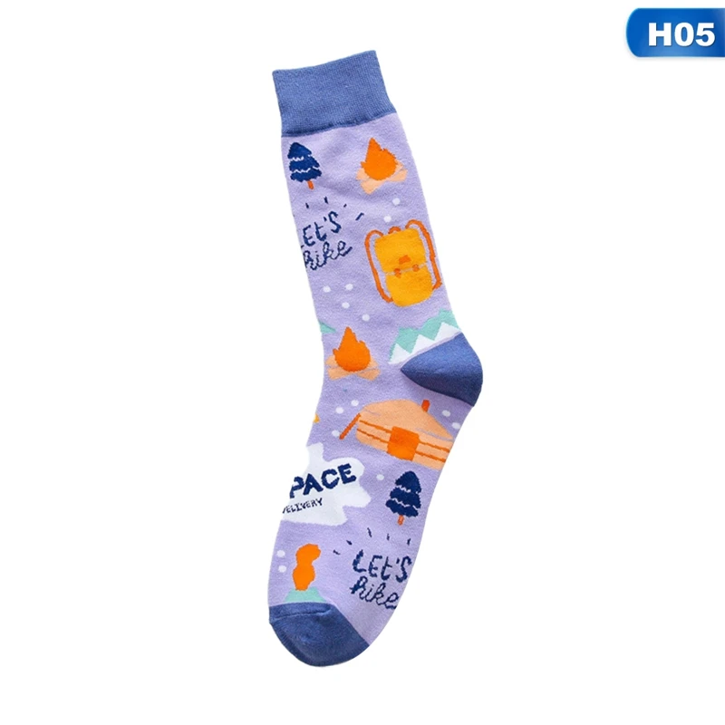 Colorful Creative Socks Women Socks Trend Crew Socks Non-slip Breathable Deodorant Comfortable - Цвет: SK2193H05