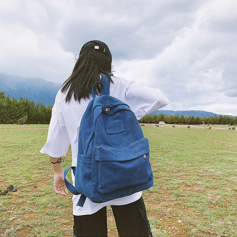 

2019 New Style Popular Brand Men And Women Backpack Korean-style Fashion & Sports Canvas Backpack Outdoor Travel Bag