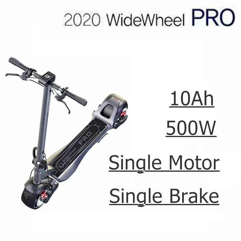 Mercane WideWheel Pro 48V 500 W/1000 W Kickscooter умный электрический скутер с широким колесом, двухмоторный дисковый тормоз, скейт, Ховерборд - Цвет: W Single Motor 10ah