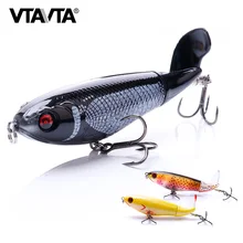 VTAVTA 10 см 17 г Whopper Plopper Топ водные приманки для рыбалка на щуку Воблер для мелкой рыбы аксессуары для рыболовных приманок кренкбейт Поппер приманка