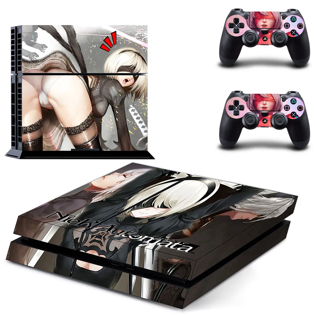 NieR: Automata PS 4 sticker s PS4 Виниловая наклейка для кожи Play station 4 Adesivos Pegatinas для консоли playstation 4 и 2 контроллера