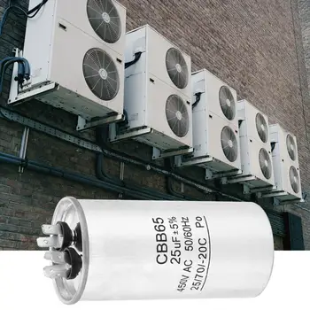 

Motor Run Capacitor 25UF 450V Aluminum Shell Anti-Explosion strating Capacitor for Air Conditioning Motor