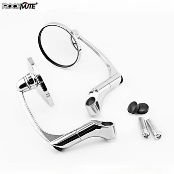 

Motorcycle Universal Retro Round Rearview Mirror Cafe Racer For TRIUMPH Speed Twin 1200 500 Street cup Twin Bonneville