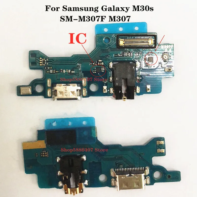 Оригинальный USB-порт для зарядки гибкий кабель Samsung Galaxy M30S SM-M307F 3070 USB-разъем