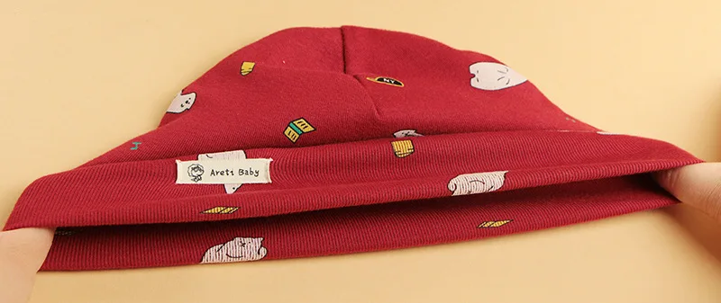 Шарф из чистого хлопка с рисунком, шапка, костюм для мальчиков и девочек, Осень-зима, новинка, шарф, воротник, хлопковый шарф, шапка