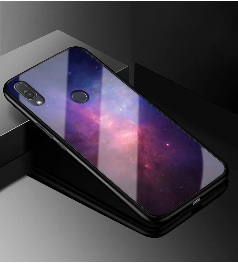 Для Asus Zenfone Max Pro M1 ZB601KL Чехол Жесткий PC стеклянный чехол для телефона черный ТПУ бампер чехол для Asus Zenfone Max Pro M1 ZB602KL