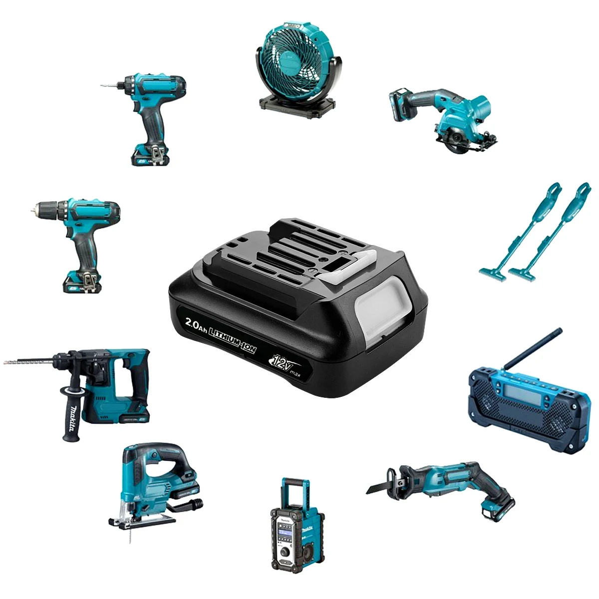 Аккумуляторная батарея для электроинструментов MAKITA 4 0 Ач 12 В BL1021B BL1041B BL1015B BL1020B