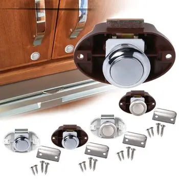 

Camper Car Push Lock RV Caravan Boat Motor Home Cabinet Drawer Latch Button Lock