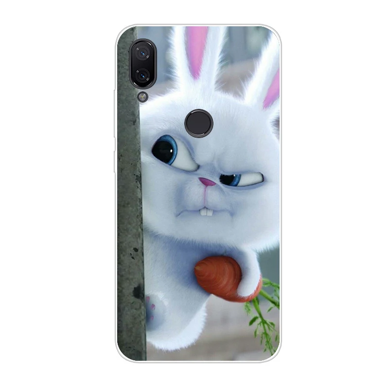 Чехол Xiaomi mi Play Cover Силиконовая задняя крышка mi Play чехол с рисунком кота Coque сумка на Xiaomi mi Play телефонные чехлы бампер собака милый - Цвет: Бордовый