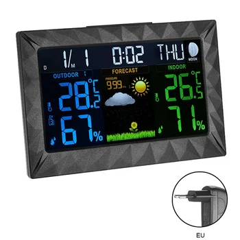 

Barometer Hygrometer Colorful Screen Indoor Outdoor LCD Backlight Weather Station Wireless Thermometer Home Digital Sensor