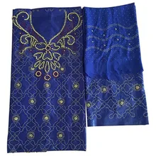 Лидер продаж Базен brode Базен riche getzner с камнями и бисером Африканский Базен кружево высокое качество морская парча ткань 7 ярдов