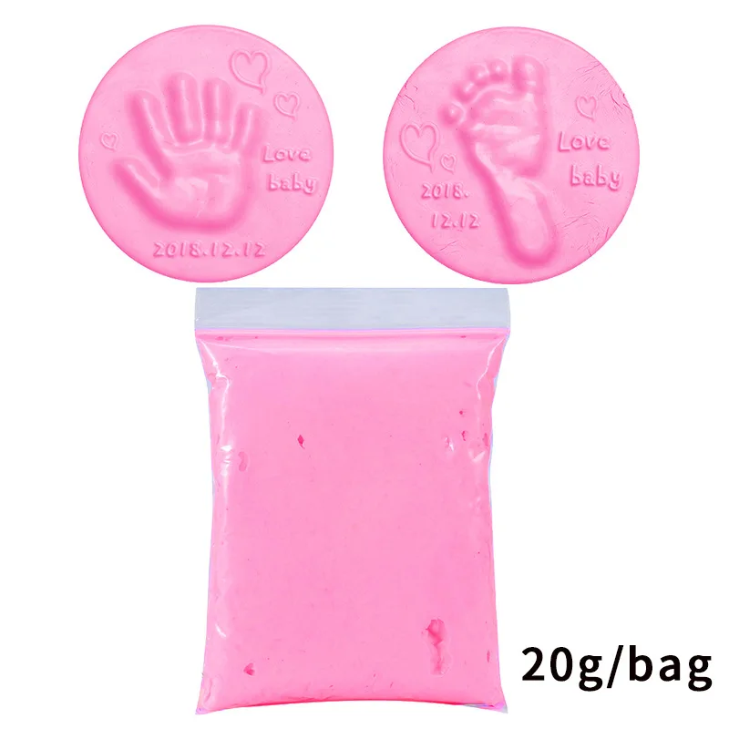 newborn and family photography 2021E Baby Care Air Drying Soft Clay Baby Handprint Footprint Imprint Kit Casting Parent-Child Hand Inkpad Fingerprint Kids Toys newborn photoshoot near me Baby Souvenirs