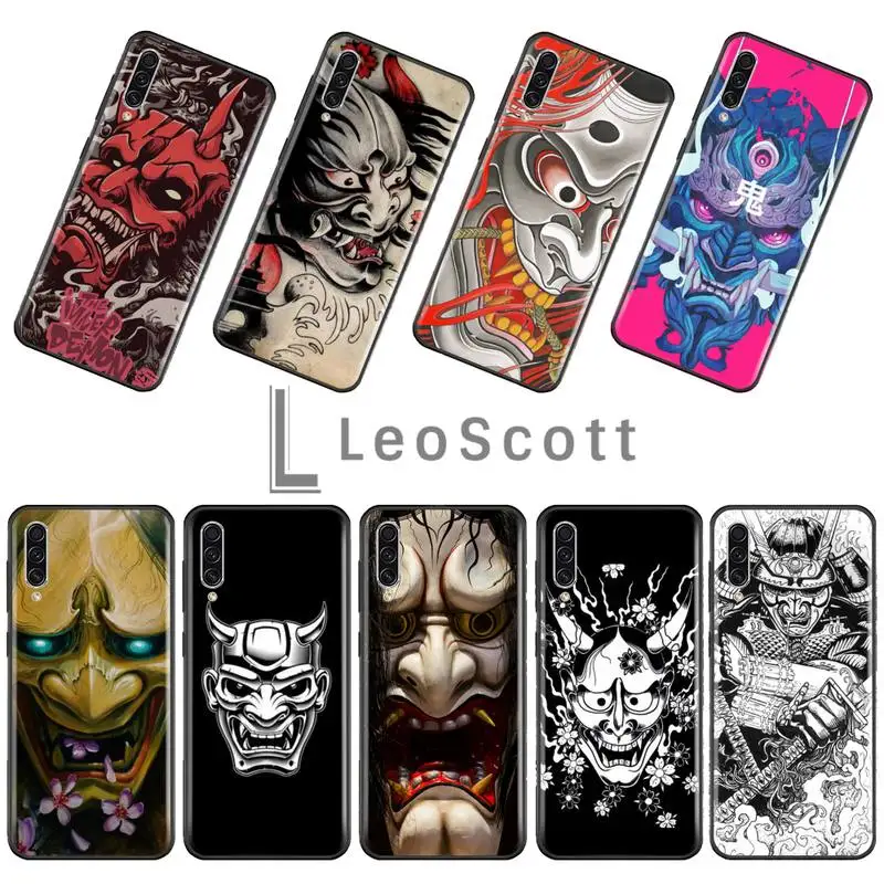 Японский Oni Hannya Demon Mask чехол для телефона Samsung Galaxy A 3 6 7 8 10 20 30 40 50 70 71 10S 20S 30S 50S PLUS |