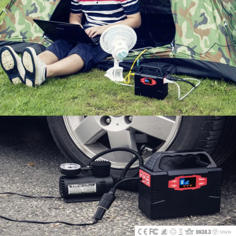 150Wh солнечный генератор СВЕТОДИОДНЫЙ Аварийные Фонари портативный PV регулятор жк-дисплей используется для дома и караван