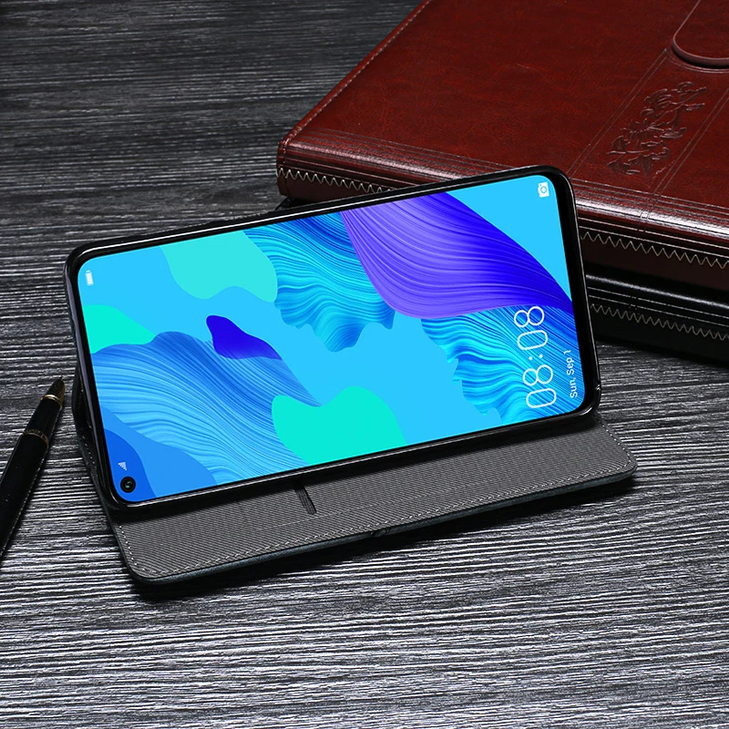 Винтажный кожаный чехол для huawei Nova 5 T, чехол, роскошный флип-кошелек, чехол для huawei Nova 5T YAL-L21, ретро чехол с отделением для карт