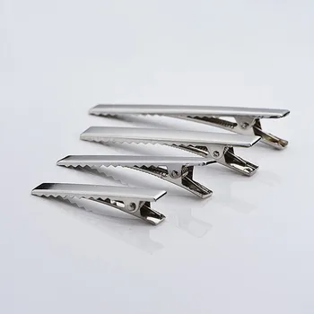 50pcs/lot Metal Crocodile Clips Cable Lead Testing Metal Alligator Clips Clamps Hair Clips Hairpins 35mm-75mm 1