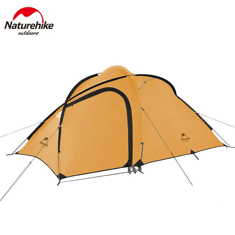 Naturehike модернизированная палатка Hiby для кемпинга улицы 3 человека 210 т полиэстер