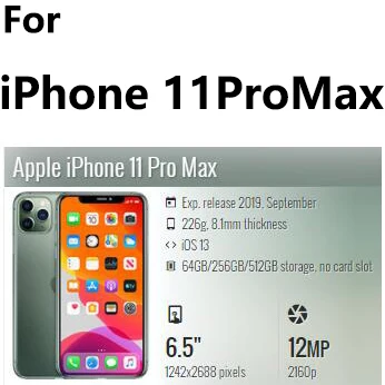 Защитная пленка из закаленного стекла для iPhone 11 Pro X XS Max XR 8 7 6 6S Plus SE 4S 5 5S 5C 10 - Цвет: iPhone 11 Pro Max