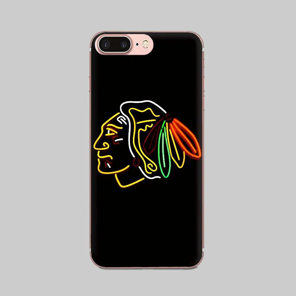 Для Apple iPhone 11 Pro X XS Max XR 4 4S 5 5C 5S SE 6 6S 7 8 Plus цветной чехол для телефона Chicago Blackhawks