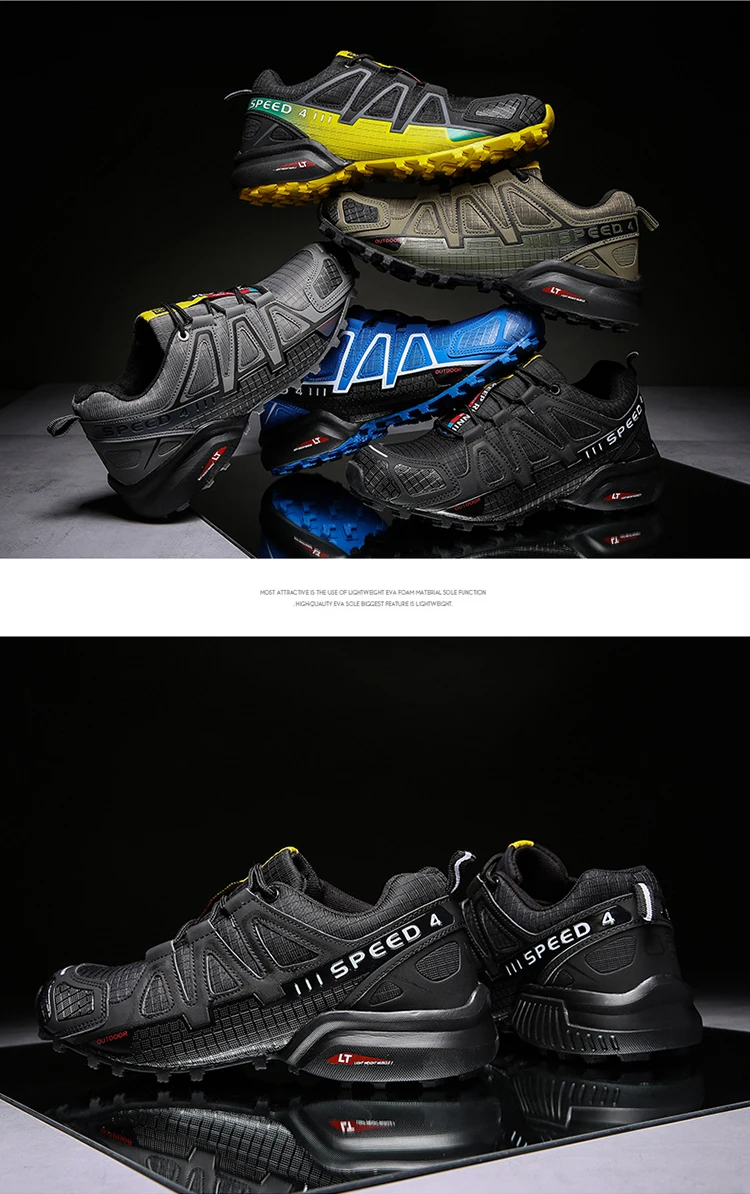 2020 Mens Bicycle Shoes Non-slip MTB Shoes Men Road Cycling Shoes Breathable Sports Mountain Bike Sneakers Size 39-47
