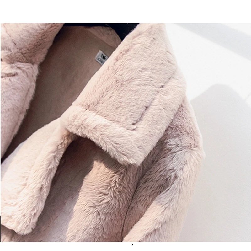 DEAT, зимнее пальто из искусственного меха, пэтчворк, мягкая короткая теплая Базовая куртка, женское пушистое пальто MH203