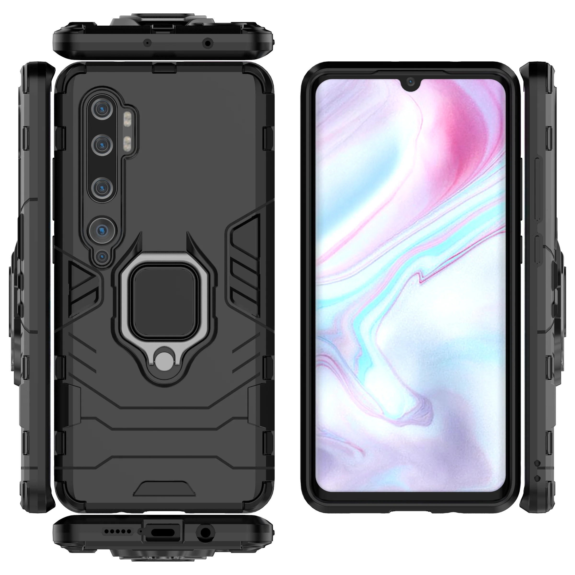Чехол Tigenkey для xiao mi cc9 pro, задняя крышка с подставкой, противоударный чехол для xiao mi cc9 pro, чехол