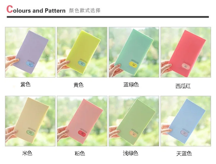 Coloffice конфетный цвет PP визитная карточка книга свежая 120 В карточная посылка карточная игра сумка школьные офисные канцелярские принадлежности 1 шт