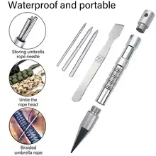 Marlin-herramienta para anudar puntas, impermeable, portátil, combinación de herramientas de mano