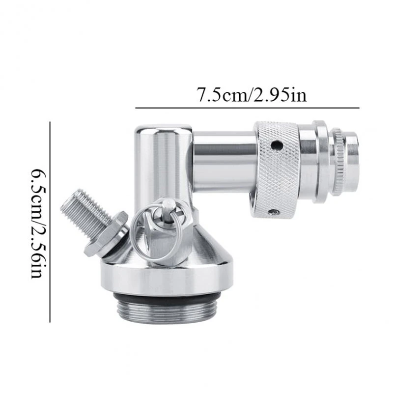 Stainless Steel Beer Spear Mini Keg Dispenser Quick Fitting Connector Home Brew Accessories