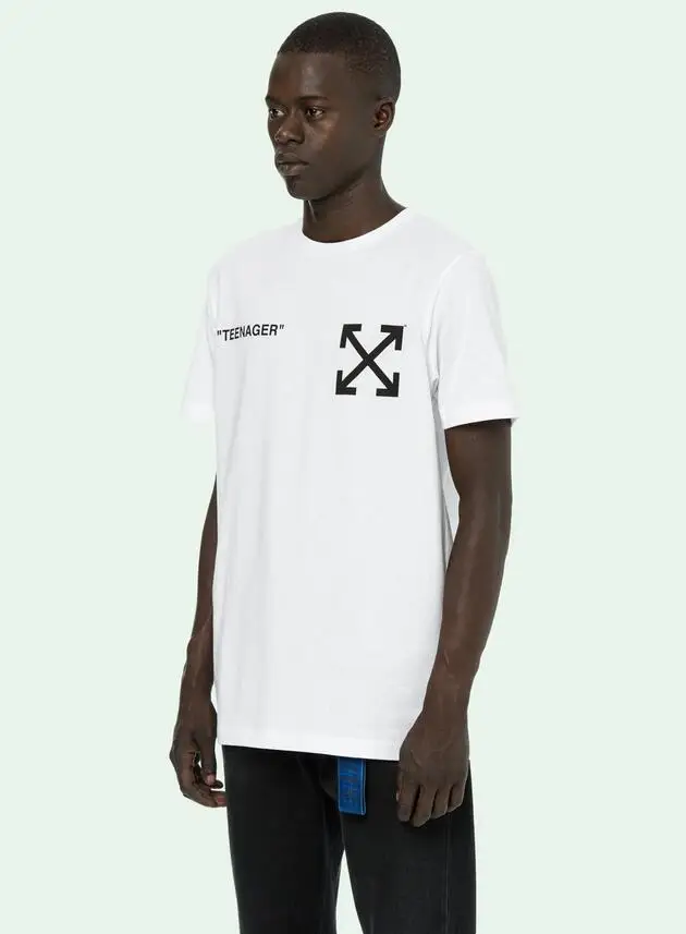 Симпсон пламя 19SS Off-White OWF для мужчин и женщин унисекс пара влюбленных моделей хлопок Повседневная мода короткий рукав круглый вырез Футболка