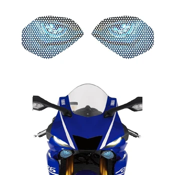 

Motorcycle Headlight Protection Sticker Headlights Eye Body Sticker Fit for Yamaha YZF R1 2015 - 2018 A