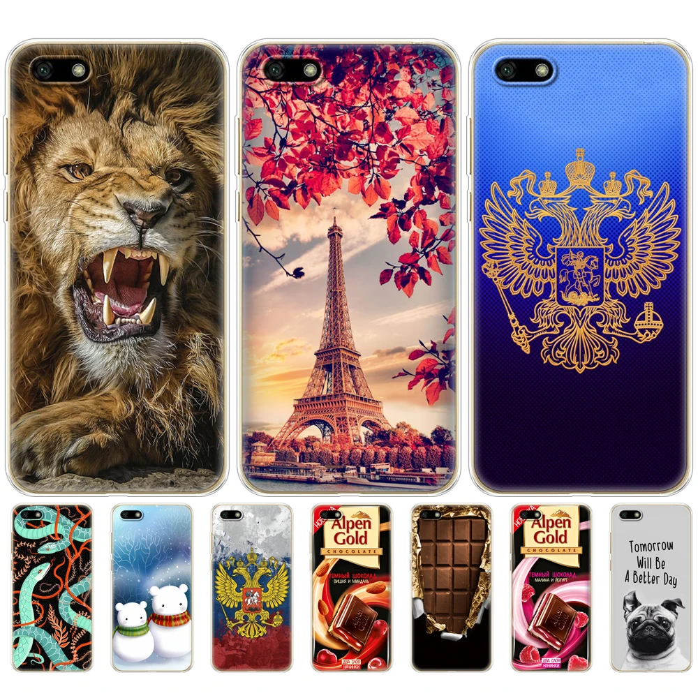 Чехол для Huawei Honor 7 S 5 45 дюйма чехол силиконовый мягкий из ТПУ разных цветов