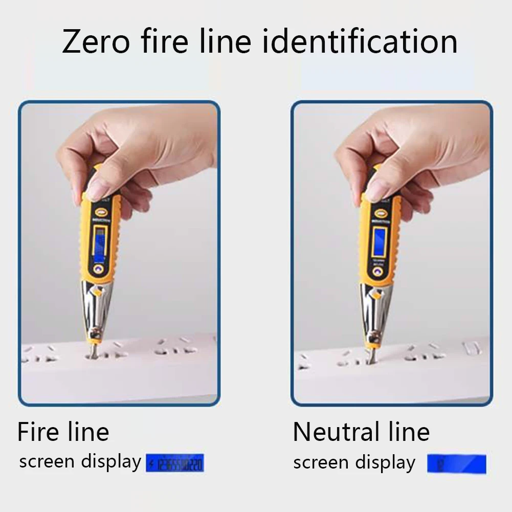 Многофункциональный Бесконтактный тестовый карандаш автоматическое обнаружение Интеллектуальное обнаружение Ndicator силовой детектор тестер с розеткой