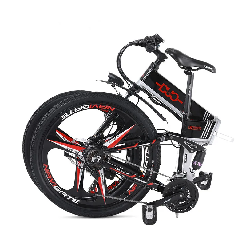 Электрический горный велосипед 26 дюймов Fodling e-Bike с ЖК-дисплеем и дисковым тормозом
