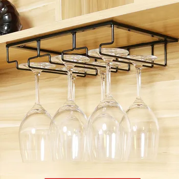 

Wine Glass Rack Hanging Upside Down Wine Glass Rack European Bar Hanging Cup Holder Wine Cabinet Decoration Goblet Rack Wy5582