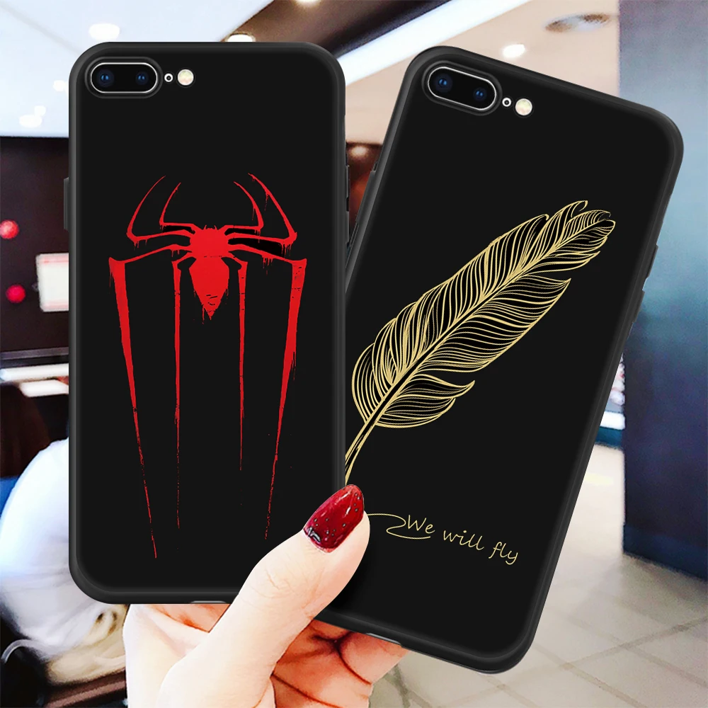 Силиконовый чехол для телефона IPhone 7, 8 X, XR, XS Max, 6 S Plus, Модный милый мультяшный чехол из ТПУ, задняя крышка для IPhone 11 Pro, мягкий чехол с рисунком