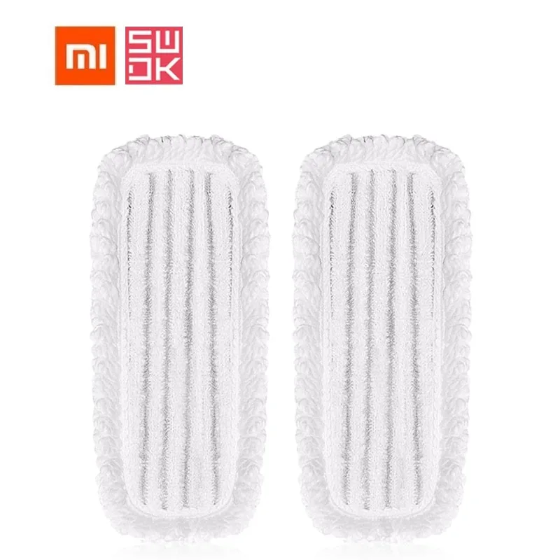 Новинка XIAOMI MIJIA SWDK D260 Электрическая Мойка для дома ручной беспроводной стеклоочиститель мойка мокрой метлы пылесос - Цвет: 2PCS SWDK Fiber Mop