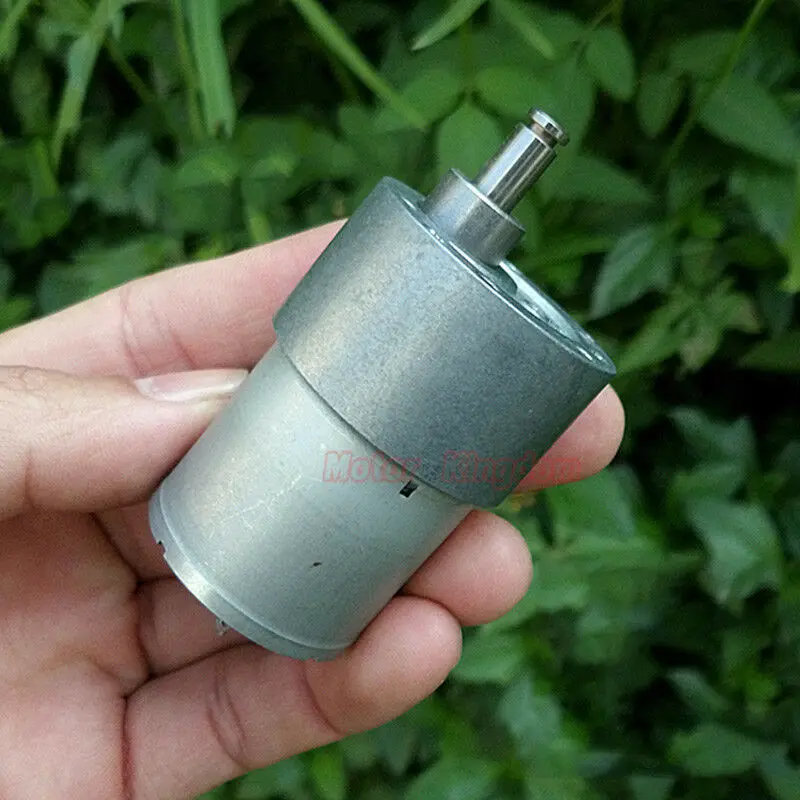 DC 12 V-24 V 272RPM Высокий крутящий момент мини металлический Шестерни двигатель медленная Скорость уменьшения двигателя с ультратонкой оправой 37 мм Электрический Шестерни коробка DIY робот автомобиля
