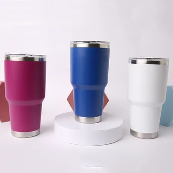 

50pcs 30oZ Stainless Steel Tumbler Vacuum Double Wall Insulation Travel Mug Cup Coffee