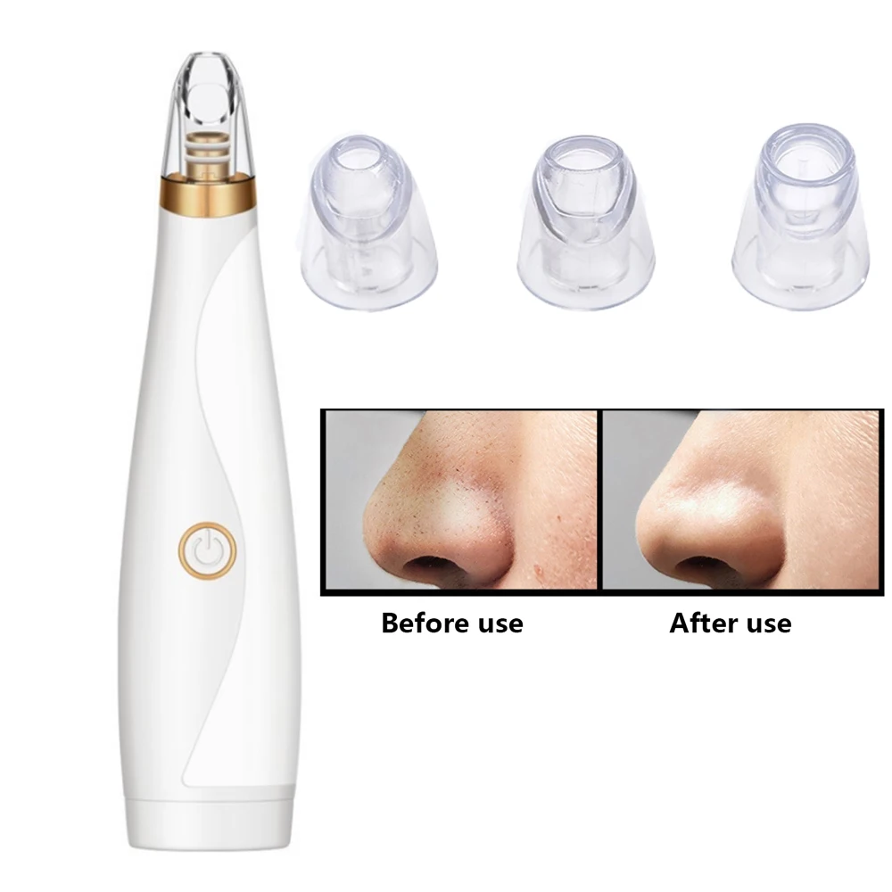 

3In1 Blackhead Cleansing Remover Pore Removal Vacuum Suction Acne Pimple Tool Facial Diamond Dermabrasion Machine Skin Face Care